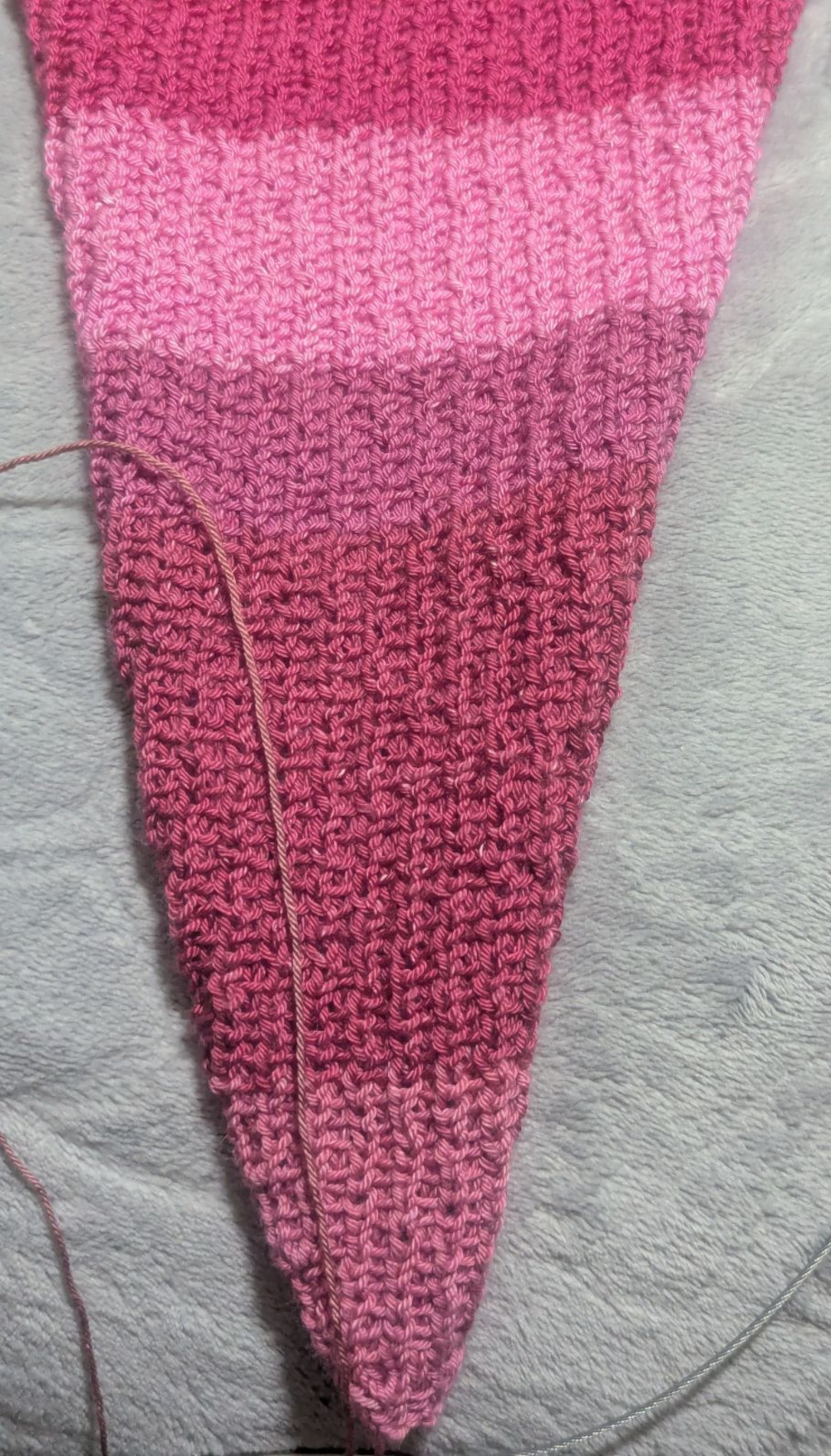 slipped stitch ribbing, front
