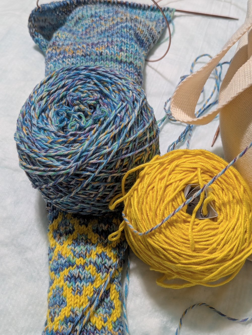 cotton acrylic blend yarns, Ice Yarn Lorena Colorful and Adel