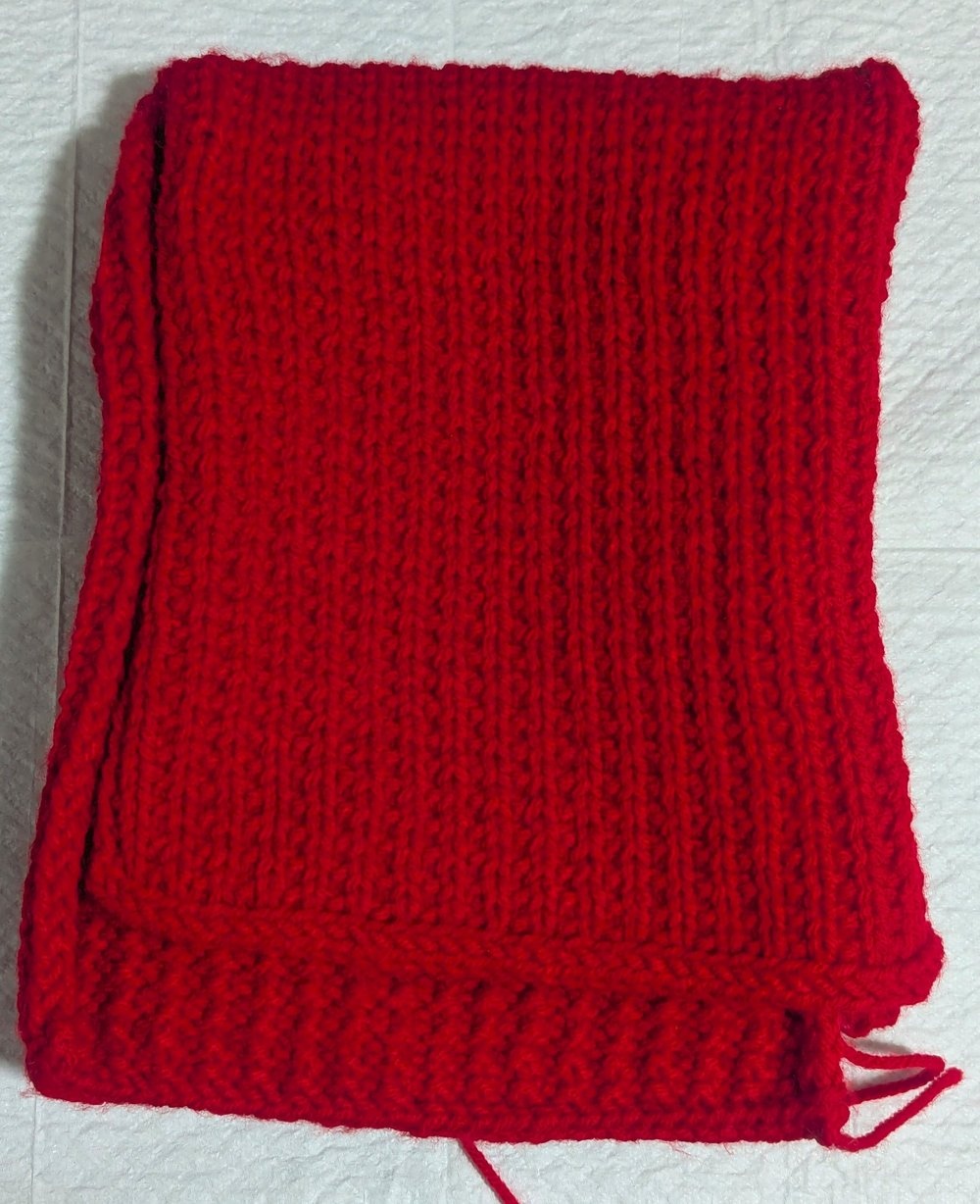 Red scarf for Christmas gift